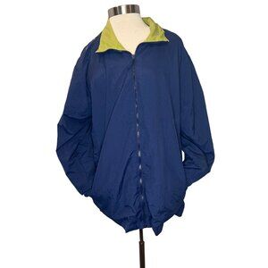 S.L. Sport Womens Reversible Blue & Green Windbreaker Jacket Size 18/20